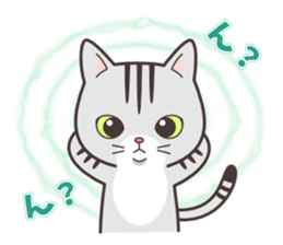 Question and answer(cute cat small snow) sticker #5312435