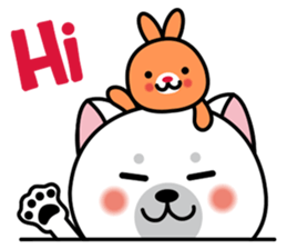 Picky dog & Silly rabbit sticker #5312436