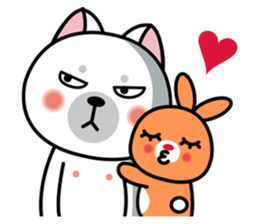 Picky dog & Silly rabbit sticker #5312472