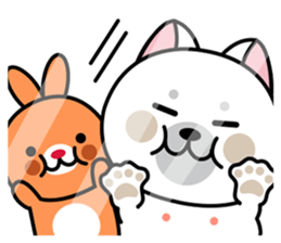Picky dog & Silly rabbit sticker #5312473