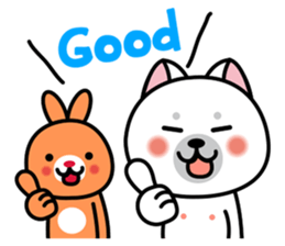 Picky dog & Silly rabbit sticker #5312474