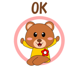 Conversation with Bear cub English sticker #5312898