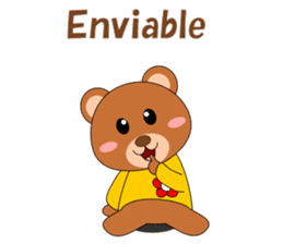 Conversation with Bear cub English sticker #5312905