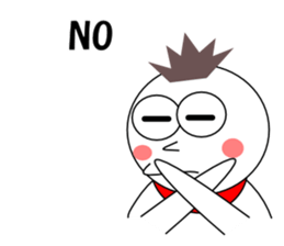 Mohawk Loose English sticker #5312954