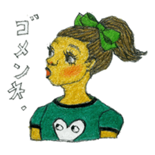 Funky girls sticker #5312973