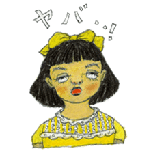 Funky girls sticker #5312974