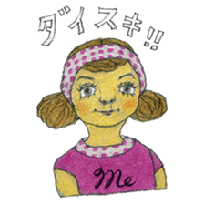 Funky girls sticker #5312975