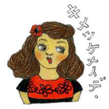 Funky girls sticker #5312976