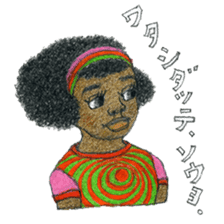 Funky girls sticker #5312983