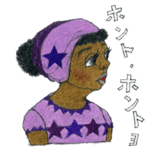 Funky girls sticker #5312987