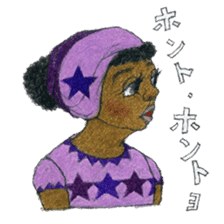 Funky girls sticker #5312987