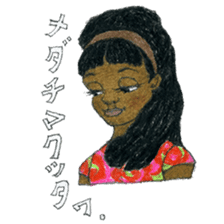 Funky girls sticker #5312990