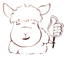 Sheep A-fu sticker #5313318