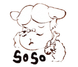 Sheep A-fu sticker #5313319
