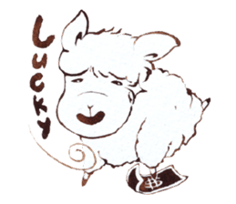 Sheep A-fu sticker #5313342