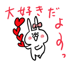 LOVE LOVE Heart Rabbit sticker #5313557