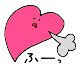 Heartful HEART-san with friends 2 sticker #5313597