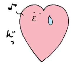 Heartful HEART-san with friends 2 sticker #5313616