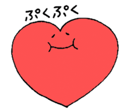 Heartful HEART-san with friends 2 sticker #5313618