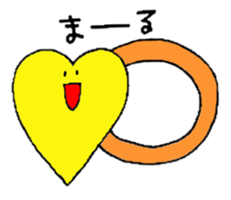 Heartful HEART-san with friends 2 sticker #5313620