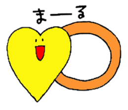 Heartful HEART-san with friends 2 sticker #5313620
