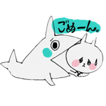 toro and tama with cats sticker #5313722