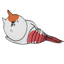 toro and tama with cats sticker #5313724