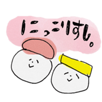 toro and tama with cats sticker #5313739