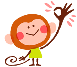 Gentle Monkeys sticker #5314357