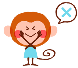 Gentle Monkeys sticker #5314359