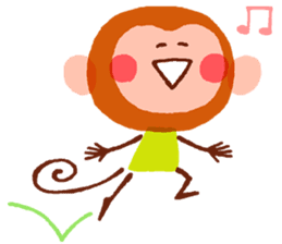 Gentle Monkeys sticker #5314373