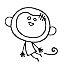 Gentle Monkeys sticker #5314380