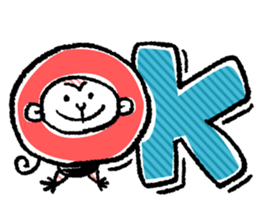 Small monkey's daily life sticker #5314678
