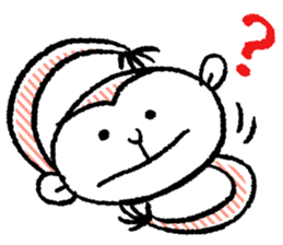 Small monkey's daily life sticker #5314679