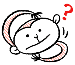 Small monkey's daily life sticker #5314679