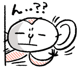 Small monkey's daily life sticker #5314690