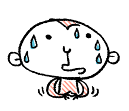 Small monkey's daily life sticker #5314691