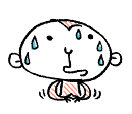 Small monkey's daily life sticker #5314691