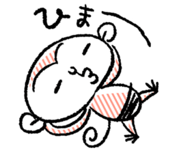 Small monkey's daily life sticker #5314698