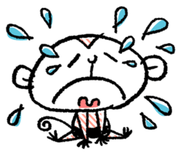 Small monkey's daily life sticker #5314705