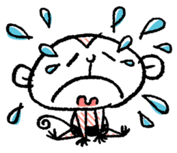 Small monkey's daily life sticker #5314705