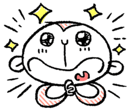 Small monkey's daily life sticker #5314708