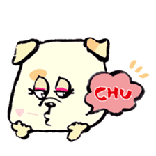 Daily life of dogs sticker #5314938