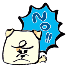 Daily life of dogs sticker #5314943