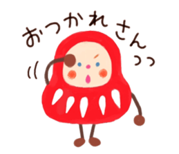 Careless daruma doll DON sticker #5315252