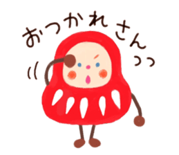 Careless daruma doll DON sticker #5315252