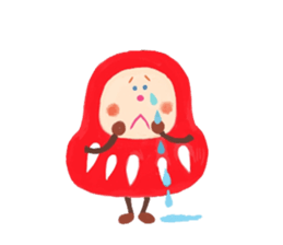 Careless daruma doll DON sticker #5315259