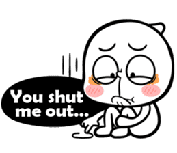 The daily words of mini PUCHU-English sticker #5315327