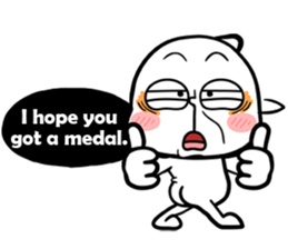 The daily words of mini PUCHU-English sticker #5315328