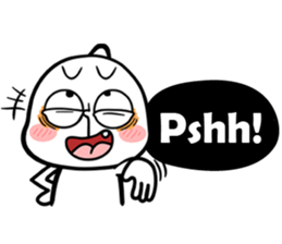 The daily words of mini PUCHU-English sticker #5315329